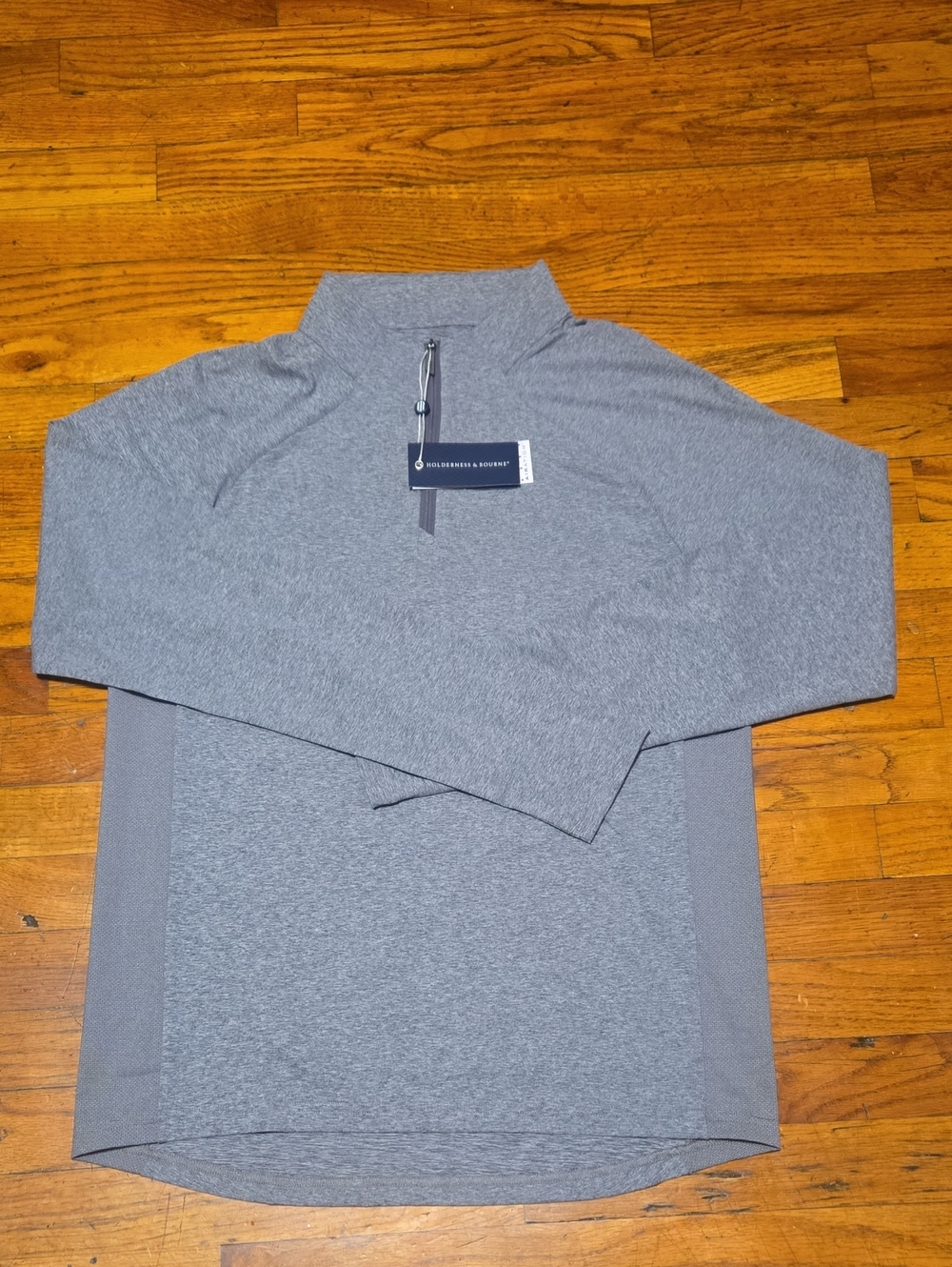 Holderness & Bourne Mens Small Darrow Airation Performance 1/4 Zip Pullover NEW!